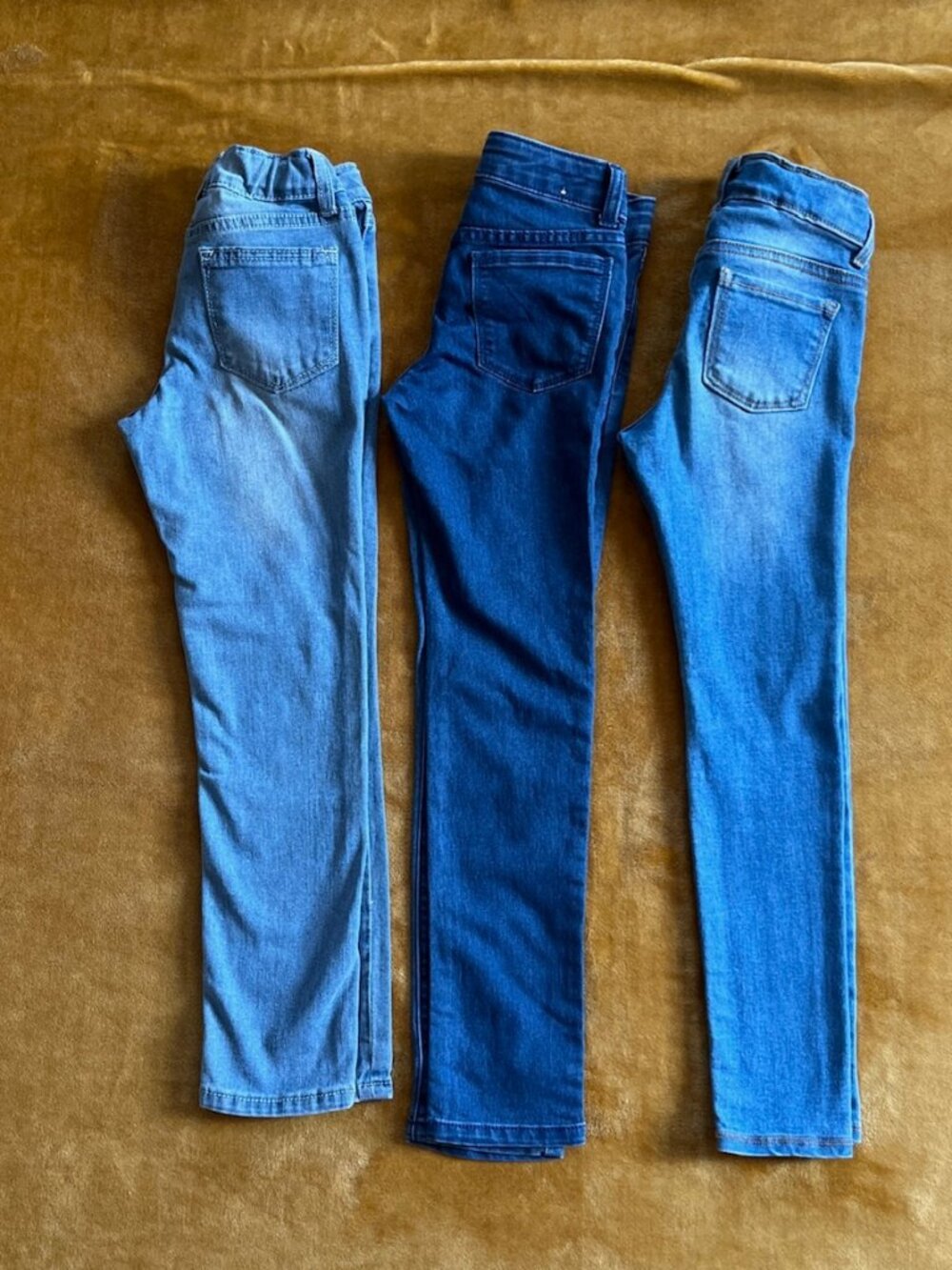 Girls Jeans Jegging Lot of 3 Size 7 Mixed Brands Old Navy School Casual Play